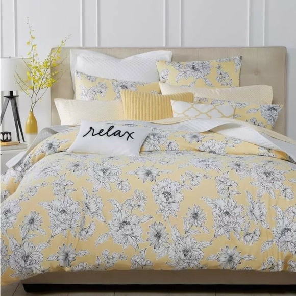 Macy S Charter Club Bedding Damask Designs Butter Floral 3pc